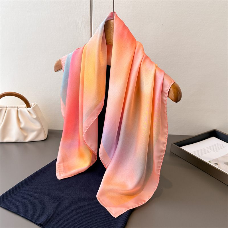 2025 Design Fashion Square Sil - Scarf Silk Square ulasan dan harga