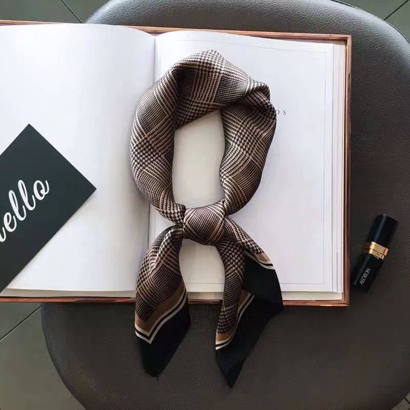New Fashion Zebra Printed Squa - Silk Neck Scarf ulasan dan harga