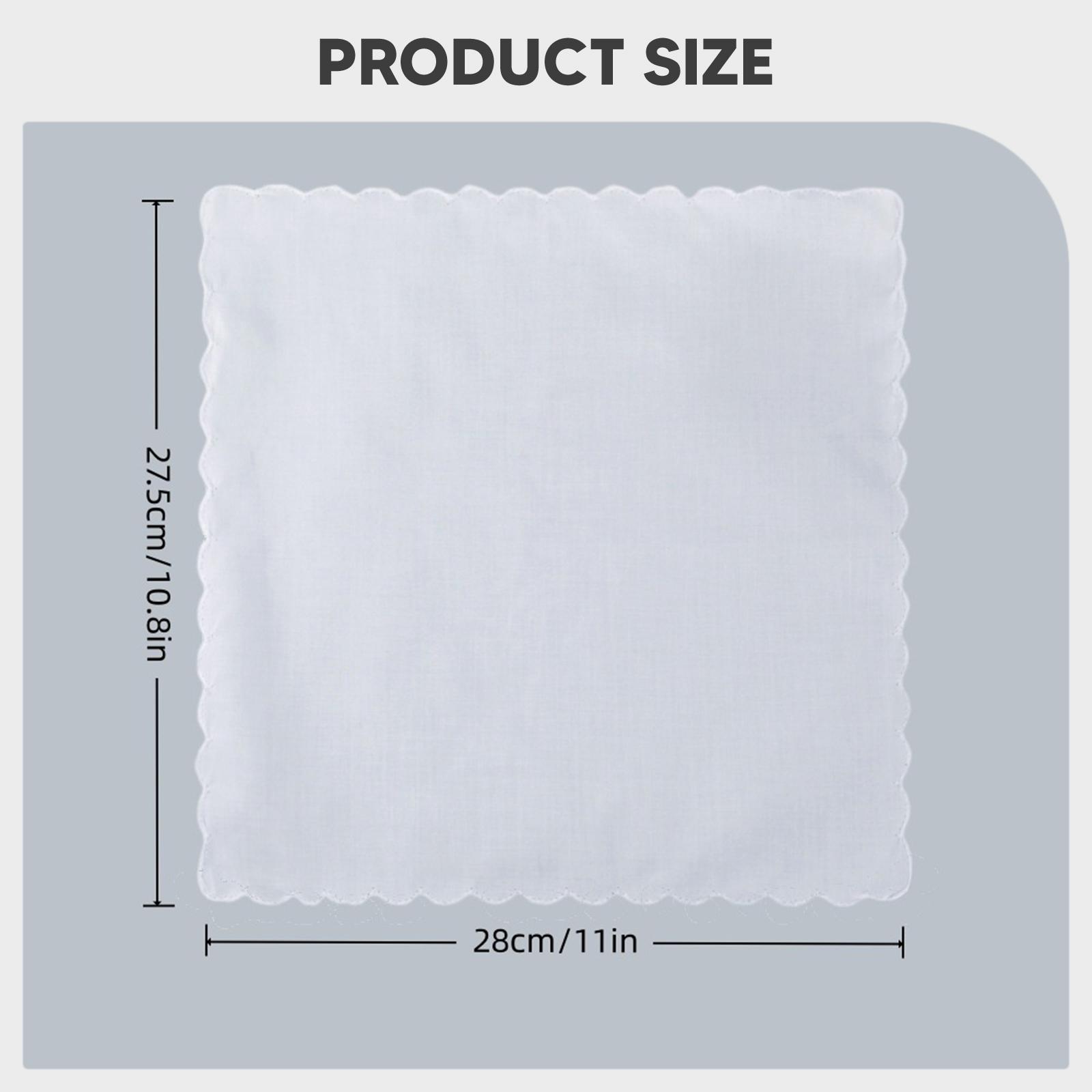 6 Pieces Cotton Handkerchiefs  - Handkerchief Cotton Men ulasan dan harga