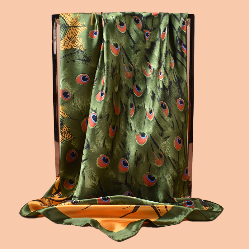 1PC Ladies Large Square Scarf  - Scarf Silk Square ulasan dan harga